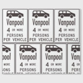 Van-poolteken Cadeaupapier (Vlak)