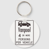 Van-poolteken Sleutelhanger (Achterkant)