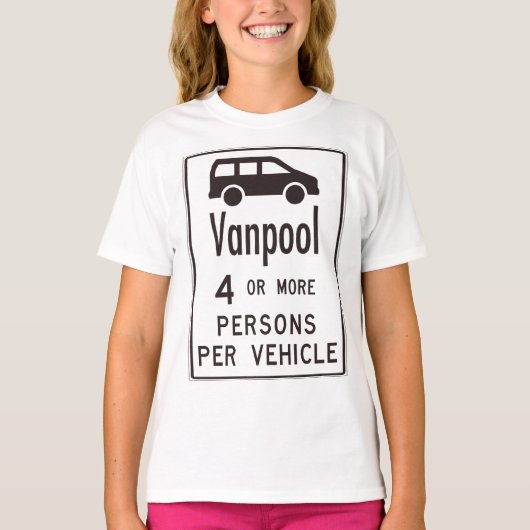 Van-poolteken T-shirt (Voorkant)