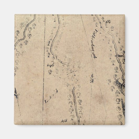 Van Poughkeepsie naar Albany 25 Magneet (Voorkant)