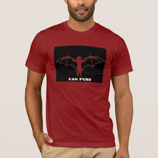 Van Pyre Bat T-Shirt (Voorkant)