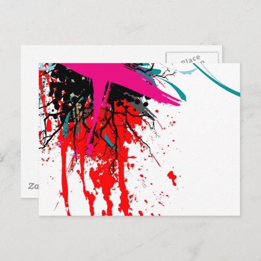 Van Rock=Life het "x-Geschatte" Briefkaart (Voorkant / Achterkant)