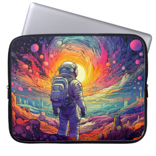 Van ruimte & verder illustratie laptop sleeve