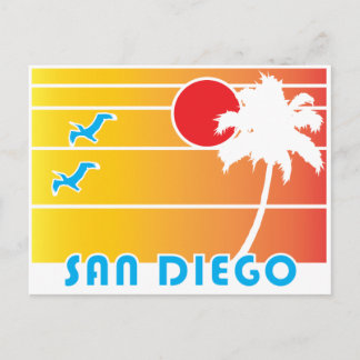 Van San Diego California -  stijl Briefkaart