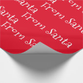 Van Santa Cadeaupapier (Hoek)