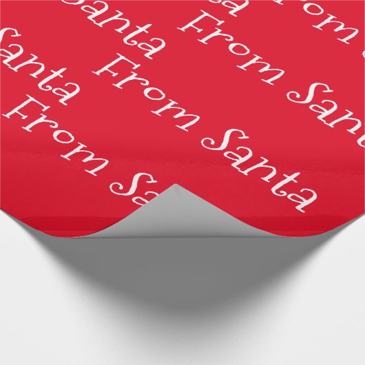 Van Santa Cadeaupapier (Hoek)