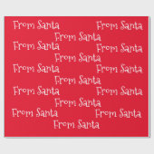 Van Santa Cadeaupapier (Vlak)