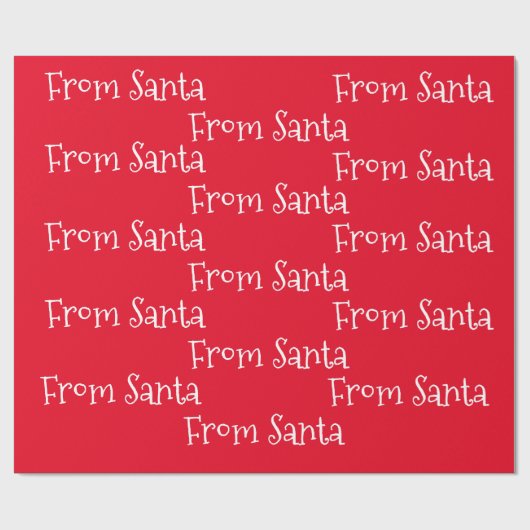 Van Santa Cadeaupapier (Vlak)