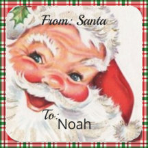 Van SANTA CLAUS CUSTOM Kind NAME Gift Wrap