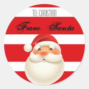 Van Santa labels