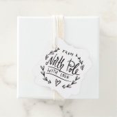 Van Santa met liefde Noordpool cadeau Bedankjes Labels (In situ)