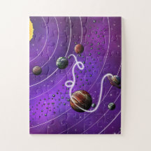 Van Saturnus naar de Maan Puzzel