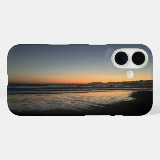Van schemering tot schemering bij het Beach Photo Case-Mate iPhone Case (Achterkant (horizontaal))