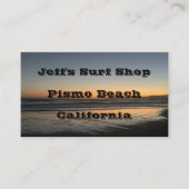 Van schemering tot schemering bij het Beach Photo  Visitekaartje (Voorkant)