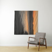 Van schemering tot schemering op het strand Foto a Wandkleed (In Situ (horizontaal))