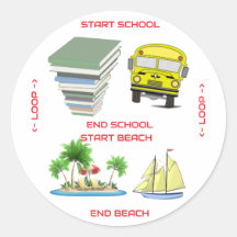 Van school naar strand