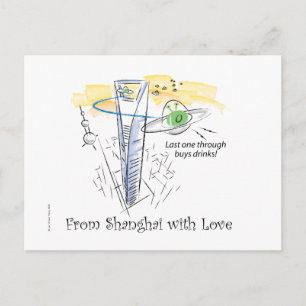 Van Shanghai met liefde Briefkaart