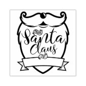 Van Sinterklaas | Fun Santa Beard Brush Script Rubberstempel (Afrduk)