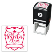Van Sinterklaas | Fun Santa Beard Brush Script Zelfinktende Stempel (In situ)