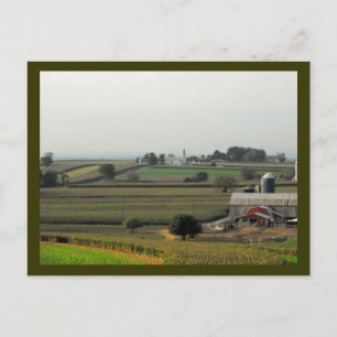 Van sprinkhaanniveau briefkaart