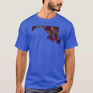 van Staat Maryland Oversized T-shirt