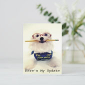 Van student naar ouder briefkaart (Staand voorkant)