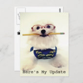 Van student naar ouder briefkaart (Voorkant / Achterkant)