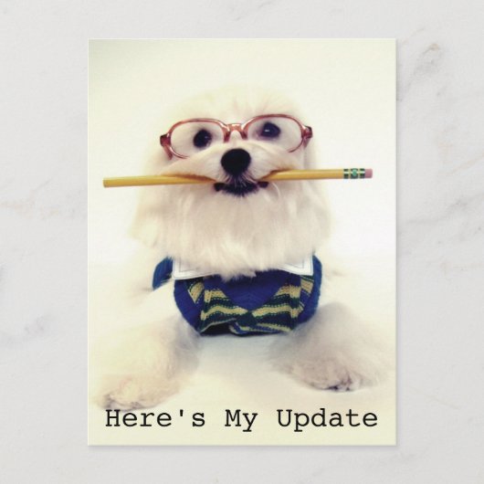 Van student naar ouder briefkaart (Voorkant)