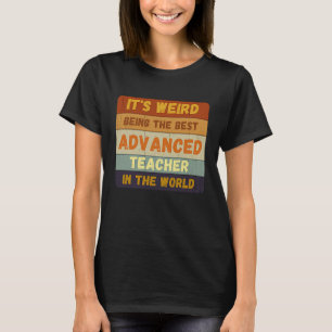 Van student tot beste geavanceerd docent World Vin T-shirt