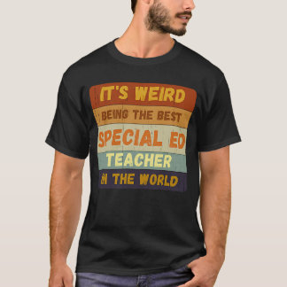 Van student tot beste speciaal onderwijs leraar we t-shirt