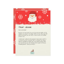 Van The Desk of Santa|Custom Christmas Letter