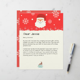 Van The Desk of Santa|Custom Christmas Letter