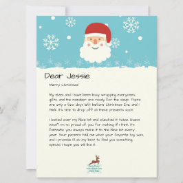 Van The Desk of Santa|Custom Christmas Snowman