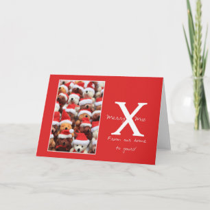 Van thuis tot aan jou... kerstkaart feestdagen kaart