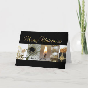 Van thuis tot aan jou... kerstkaart feestdagen kaart