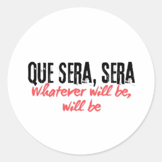Van tv-serie Que Sera Ronde Sticker
