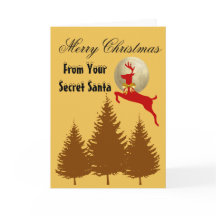 Van uw geheime kerstman - Vrolijk kerstfeest