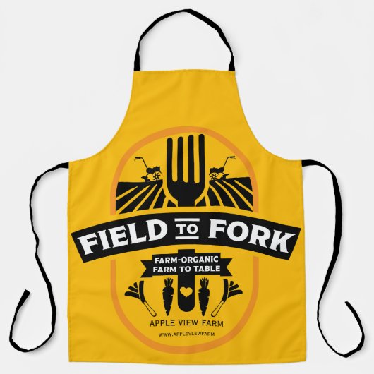 Van veld naar vork schort (Voorkant)