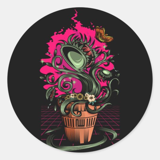 Van Venus Ronde Sticker (Voorkant)