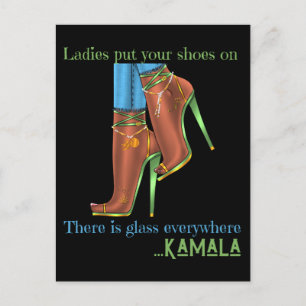 Van vice-President naar President Kamal Harris 202 Feestdagenkaart