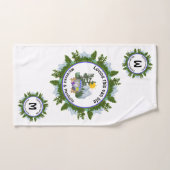 Van Vie personnalisée Camping MONOGRAM (Serviette à main)