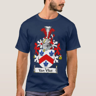 Van Vliet Wapenschild Familie Crest T-shirt