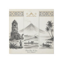 Van Vuur naar Zee-Bicol Filipijnen Sumi-e
