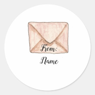 Van Waterverf envelop Sticker