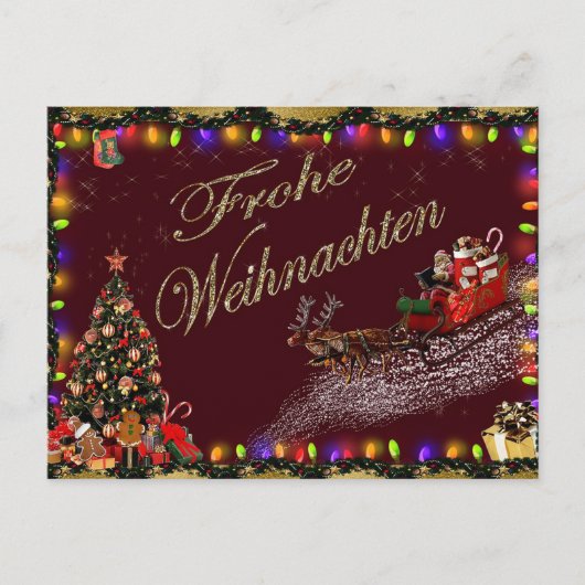 van weihnachten briefkaart (Voorkant)