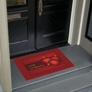 van weihnachten deurmat