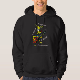 Van World Studio Guitar Dog voor donkere kleding Hoodie