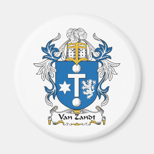 Van Zandt Family Crest Magneet