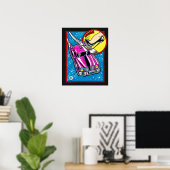 Vana DeVinyl™/Astro-Coupe Poster (Thuiskantoor)