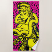 Vana DeVinyl™ badhanddoek (Voorkant)